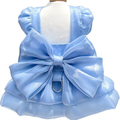 Dog Dress for Small Girl Dogs Cat Dresses for Cats Only Pink Pet Dresses with Bow Decor Cute Summer Girl Dog Skirts,Sleeveless Small Chihuahua Yorkie Clothes